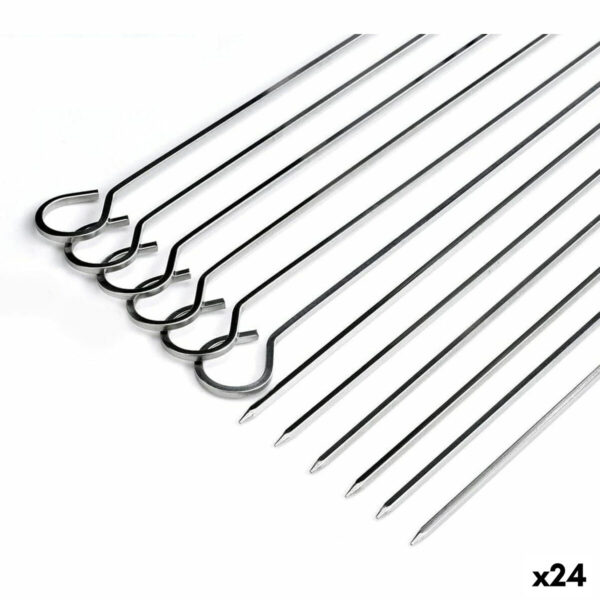 Grillspieß-Set Algon Metall 27 cm 6 Stücke (24 Stück)