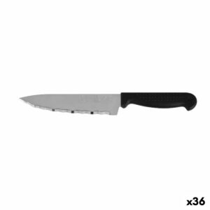 Küchenmesser Quttin Laser Schwarz Silberfarben 28 x 6 x 1,3 cm (36 Stück)