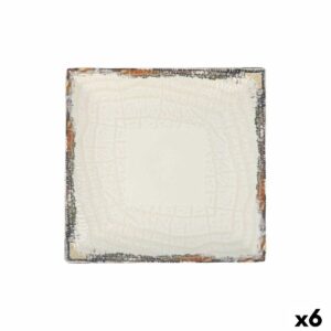 Flacher Teller La Mediterránea Albus 24 x 24 x 2 cm (6 Stück)