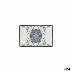 Kochschüssel La Mediterránea Rosetta rechteckig 20 x 13 x 2 cm (24 Stück)