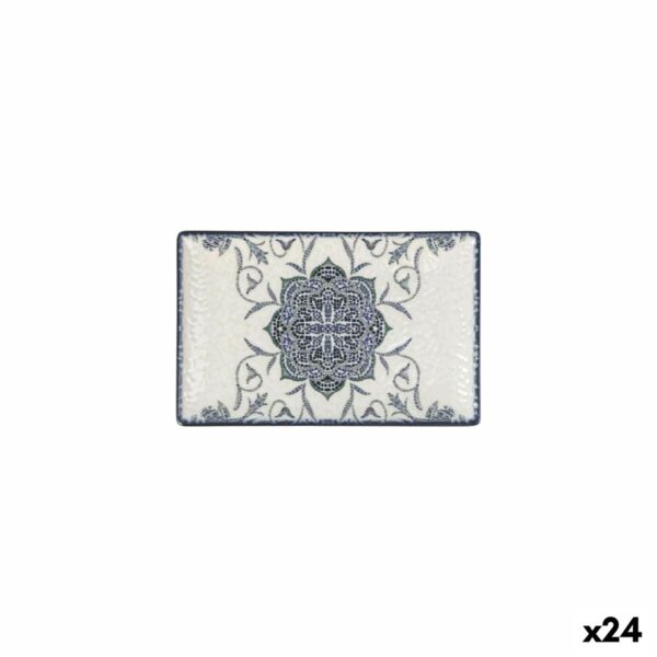Kochschüssel La Mediterránea Rosetta rechteckig 20 x 13 x 2 cm (24 Stück)
