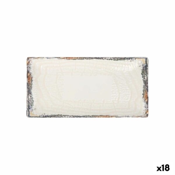 Kochschüssel La Mediterránea Albus rechteckig 30 x 15 x 2 cm (18 Stück)
