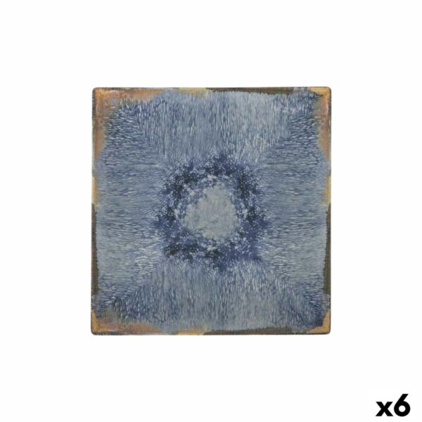 Flacher Teller La Mediterránea Aelia 24 x 24 x 2 cm (6 Stück)