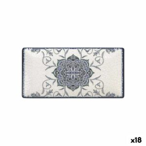 Kochschüssel La Mediterránea Rosetta rechteckig 30 x 15 x 2 cm (18 Stück)