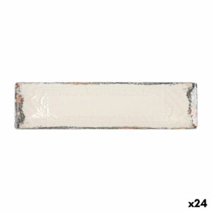 Kochschüssel La Mediterránea Albus rechteckig 30 x 8 x 2 cm (24 Stück)