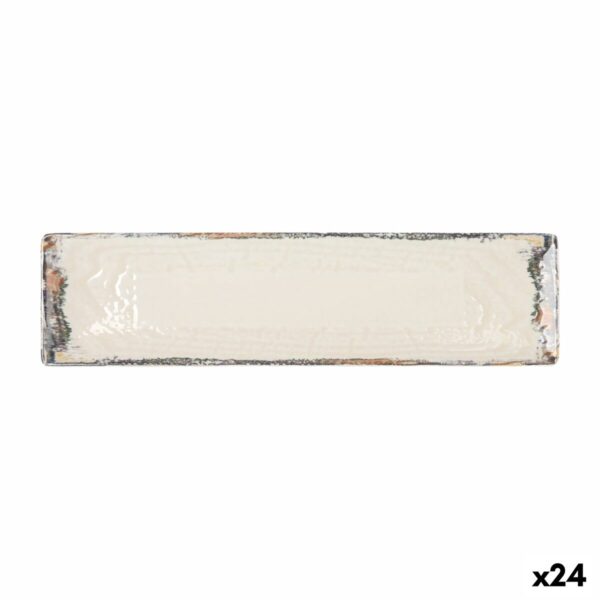 Kochschüssel La Mediterránea Albus rechteckig 30 x 8 x 2 cm (24 Stück)