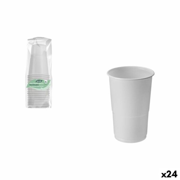 Gläserset Algon Weiß 300 ml 20 Stücke (24 Stück)