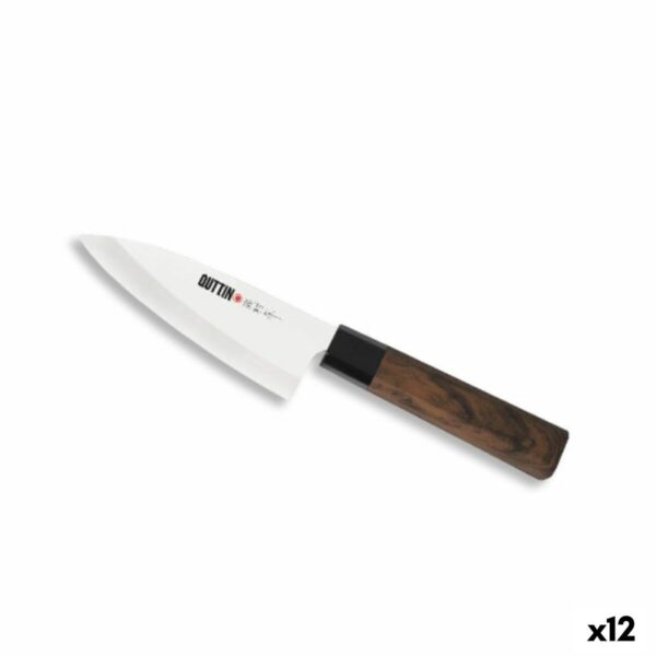 Küchenmesser Quttin DEBA Takamura Braun Silberfarben 11 cm (12 Stück)