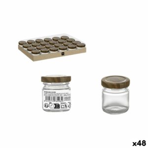 Glasgefäß La Mediterránea WOOD 50 ml (48 Stück)