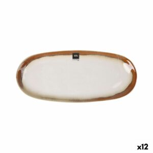 Kochschüssel La Mediterránea Fustam Oval 33,8 x 15,2 x 2,6 cm (12 Stück)