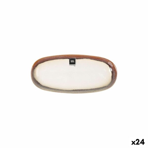 Kochschüssel La Mediterránea Fustam Oval 25,8 x 12 x 2,2 cm (24 Stück)