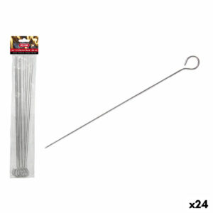 Grillspieß-Set Algon Metall 35 cm 12 Stücke (24 Stück)