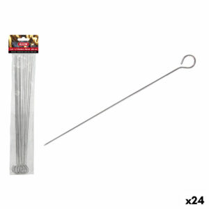 Grillspieß-Set Algon Metall 25 cm 12 Stücke (24 Stück)