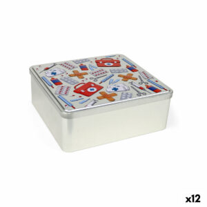 Mehrzweckbox Confortime Nurse Metall 23,7 x 22,2 x 8,9 cm (12 Stück)