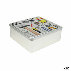 Mehrzweckbox Confortime Tools Metall 23,7 x 22,2 x 8,9 cm (12 Stück)