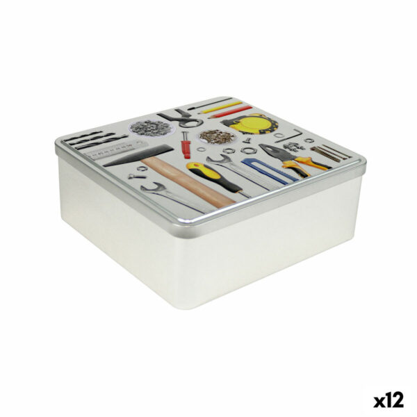 Mehrzweckbox Confortime Tools Metall 23,7 x 22,2 x 8,9 cm (12 Stück)