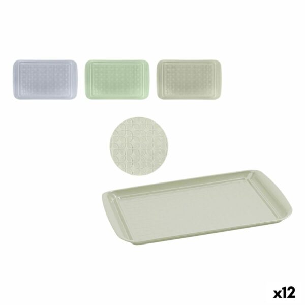 Schale Quttin Metall 43,5 x 27 x 2 cm 12 Stück