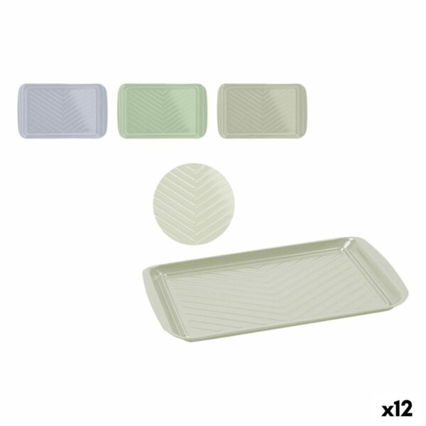 Schale Quttin Metall 43,5 x 27 x 2 cm 12 Stück