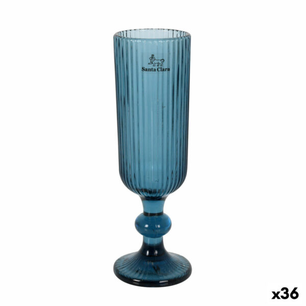Champagnerglas Santa Clara Sonella Blau (36 Stück)