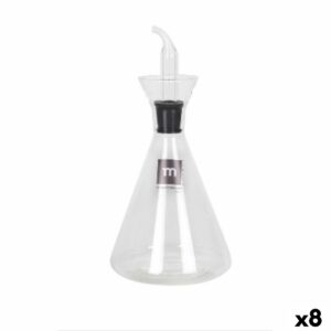 Ölfläschchen La Mediterránea Durchsichtig Borosilikatglas 250 ml (8 Stück)