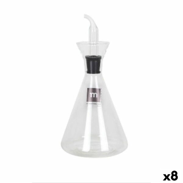 Ölfläschchen La Mediterránea Durchsichtig Borosilikatglas 250 ml (8 Stück)