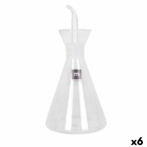 Ölfläschchen La Mediterránea Iraia Durchsichtig Borosilikatglas 500 ml (6 Stück)