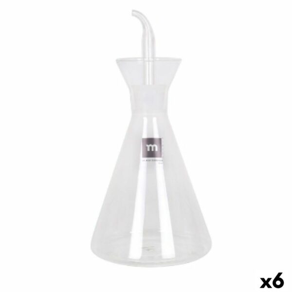 Ölfläschchen La Mediterránea Iraia Durchsichtig Borosilikatglas 500 ml (6 Stück)
