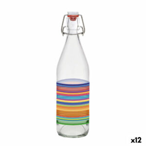 Glas-Flasche La Mediterránea Glas 1 L (12 Stück)