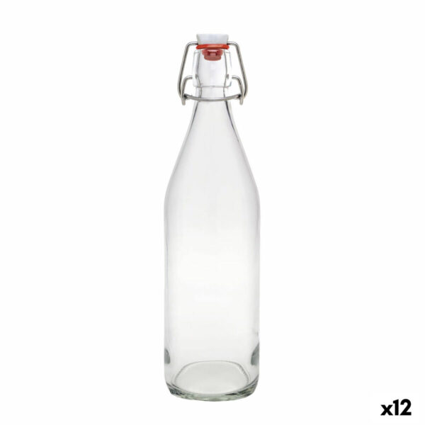 Glas-Flasche La Mediterránea Glas 1 L (12 Stück)