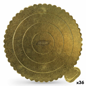 Tortenboden Algon Gold 40 x 40 cm (36 Stück)