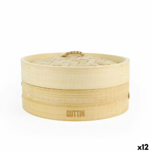 Dampfkocher Quttin Bambus 20 x 8,5 cm (12 Stück)