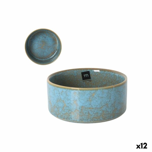 Schüssel La Mediterránea Scratch blue 15,6 x 6,8 cm (12 Stück)