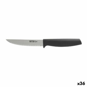 Küchenmesser Quttin Laos Schwarz Silberfarben 11 cm Mehrzweck (36 Stück)