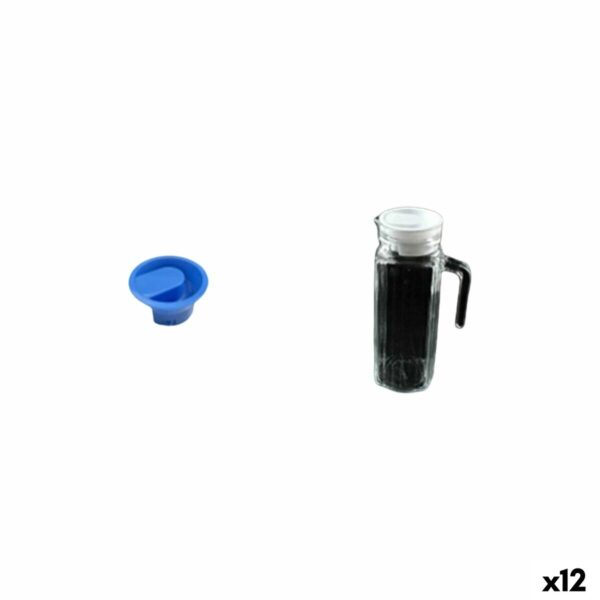 Krug mit Deckel und Dosiereinrichtung La Mediterránea Chrystie Glas (12 Stück)