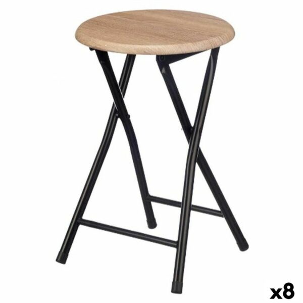 Hocker Gift Decor WR7007M natürlich PVC Metall Holz MDF 30 x 46 x 30 cm 71,8 x 6,5 x 30 cm (8 Stück)