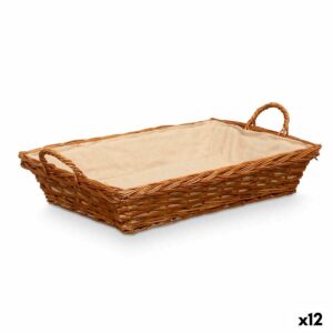 Korb Kipit HX30675 natürlich Polyester korb Stoff 50 % Baumwolle 63 x 16 x 41 cm (12 Stück)