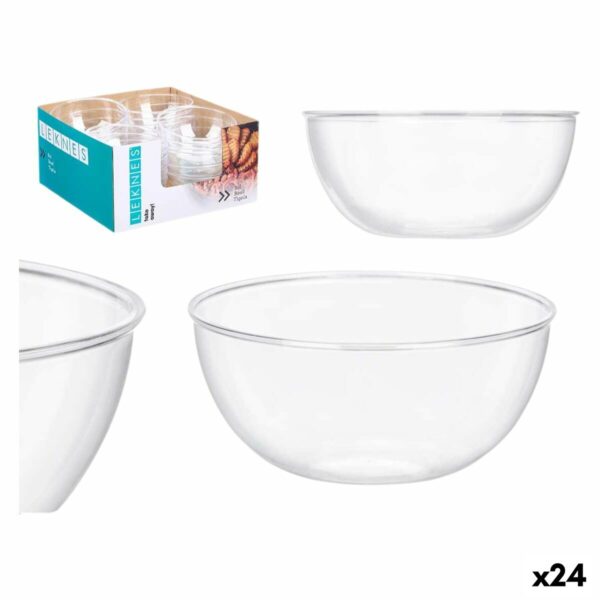Schalenset Leknes CK80678 Durchsichtig Kunststoff 700 ml 15,2 x 7 x 15,2 cm (24 Stück)