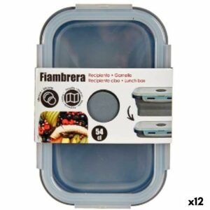 Lunchbox Kinvara CH19130-1 Grau Durchsichtig ABS 540 ml (12 Stück)