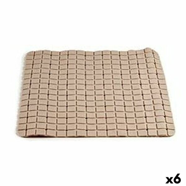 Badematte Berilo AR1910103 Beige PVC 0,03 x 50 x 50 cm (6 Stück)