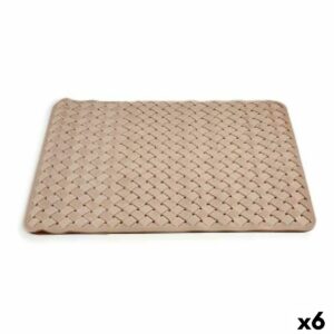 Badematte Berilo AR1910106 Beige PVC 0,03 x 50 x 50 cm (6 Stück)