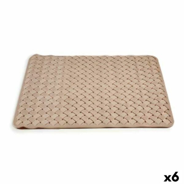Badematte Berilo AR1910106 Beige PVC 0,03 x 50 x 50 cm (6 Stück)