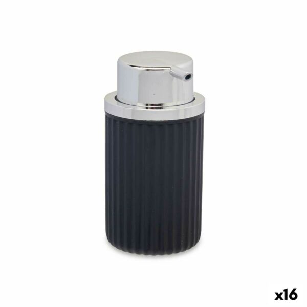 Seifenspender Berilo 3236-3 Anthrazit Kunststoff 420 ml 7 x 14,5 x 8,5 cm (16 Stück)