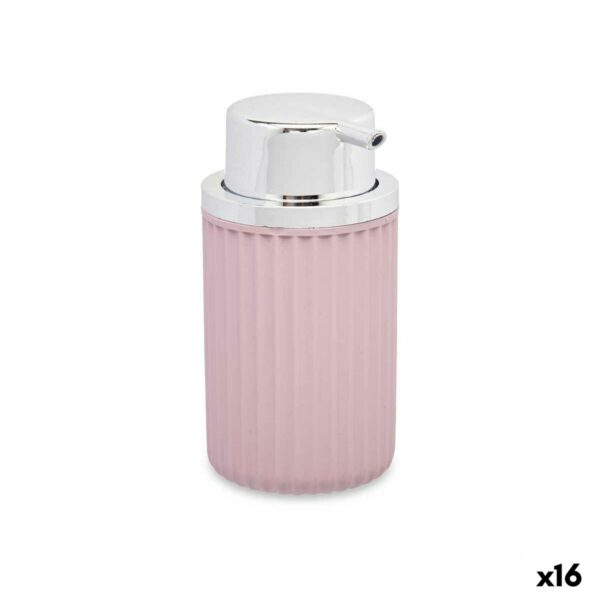 Seifenspender Berilo 3236-4 Rosa Kunststoff 420 ml 7 x 14,5 x 8,5 cm (16 Stück)