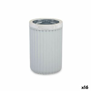 Trinkglas Berilo 3436-2 Grau Kunststoff 7,5 x 11,5 x 7,5 cm (16 Stück)