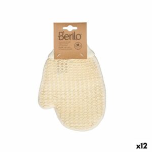 Peeling-Handschuh Berilo B7083-12 Weiß Beige (12 Stück)