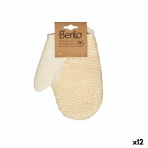 Peeling-Handschuh Berilo B7083-10 Weiß Beige (12 Stück)