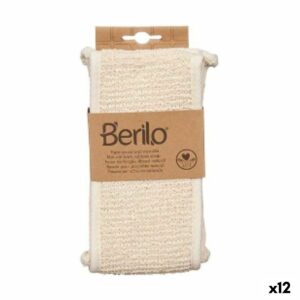 Massageschwamm Berilo B7081-16 Weiß Beige (12 Stück)