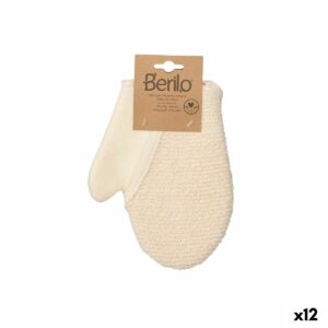 Peeling-Handschuh Berilo B7081-10 Weiß Beige (12 Stück)