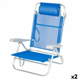 Strandstuhl Aktive 47 x 82 x 49 cm (2 Stück)