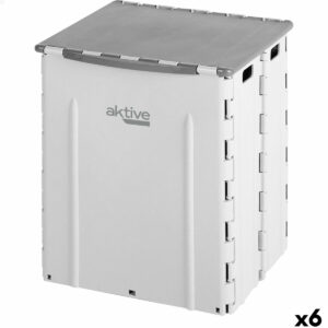 Mülltonne Aktive Polypropylen TPR 31 x 38 x 27 cm (6 Stück)